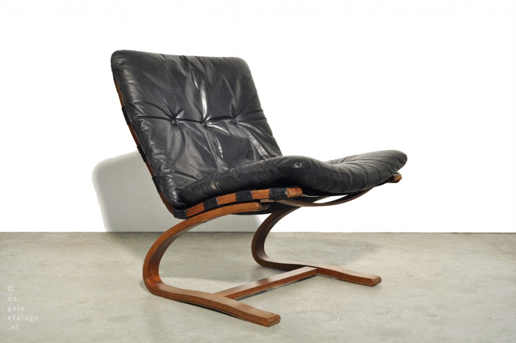 WESTNOFA / Ingmar Relling / vintage plywood Siesta lounge fauteuil